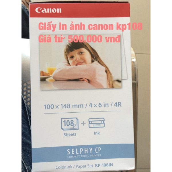 Giấy In Ảnh Canon CP1300 - Chuyên in mã QR ngân hàng