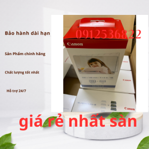 Hộp giấy mực máy in cp1500/Canon cp1000/cp1300/cp1200/cp910/cp810 gồm 108 tờ + 3 băng mực kp108in